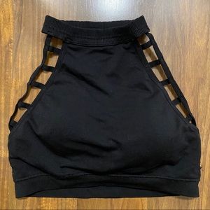 (FREEw/purch) Urban Outfitters Mock Neck Black Bra